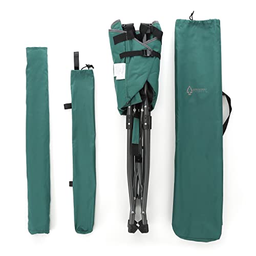 Arrowhead Outdoor Portable Folding Swinging Hammock Camping Chair, Removable Canopy, Perfect For Stargazing, Cup Holder, Storage Pouch, Carrying Bag Included, Supports Up To 300Lbs, Usa-Based Support #TOP7