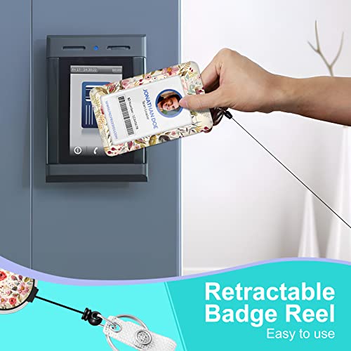 Plifal BADGE HOLDER1010-04 Id Badge Holder With Lanyard And Retractable Badge Reel Clip thumb #2