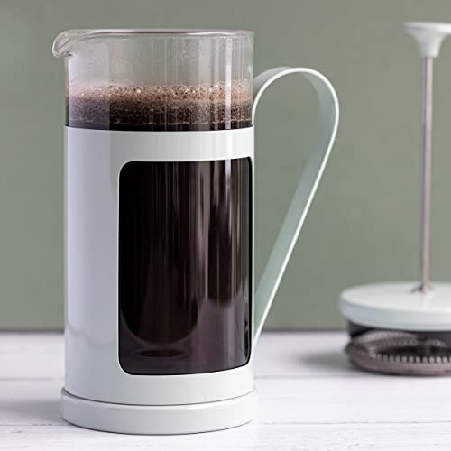 La Cafetière Monaco Stainless Steel Cafetière, Eight Cup, Mint, Gift Boxed, 1L - Image 4