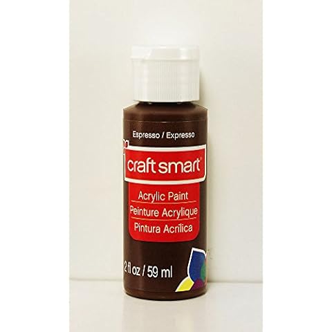 Craft Smart Acrylic Paint 2 Fl.oz. 1 Bottle Espresso Cover