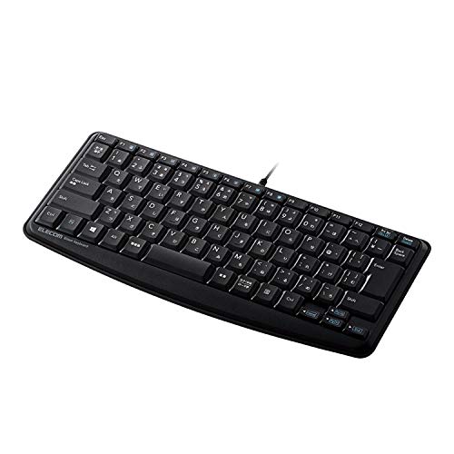 ELECOM Mini-Wired Silent keyboard TTK-FCM089SBK [Black] (Japan Import)