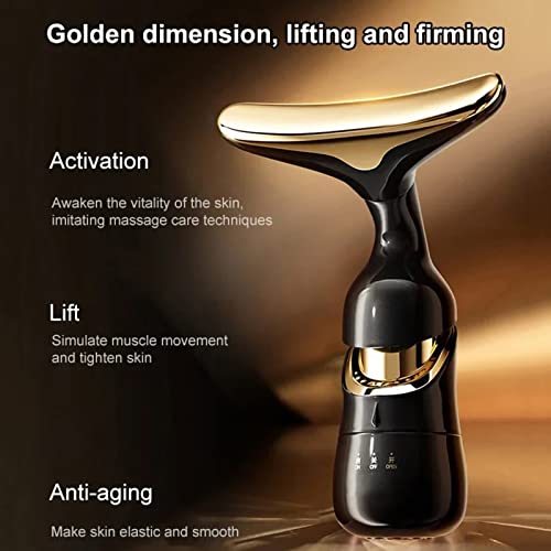 Three-Purpose Lifting And Firming Facial Massage Device, Neck Face Massager, 3 In 1 Face Lift Device Double Chin Lift Machine, Anti-Aging Facial Massager For Face, Eye, Neck Tightening Device (2 Pcs) #TOP2