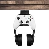 *Ahorro de espacio: nuestros soportes de pared para el controlador y los auriculares ayudan con el almacenamiento fácil y, al mismo tiempo, muestran de manera hermosa sus valiosos controladores, evitan daños y mantienen el espacio de juego libre y organizado.