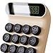 Wooswen Typewriter Handheld Calculator with Mechanical Switch and 10 Digit Display