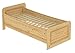 Produktbild Erst-Holz® Seniorenbett extra hoch 100x200 Einzelbett Holzbett Massivholz Kiefer Bett mit Rollrost 60.42-10