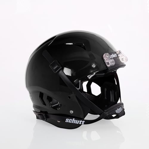 Green Gridiron - Schutt Vengeance A11 2.0 - Youth + Chrome US Flag Helmet Decal (Black, Small)