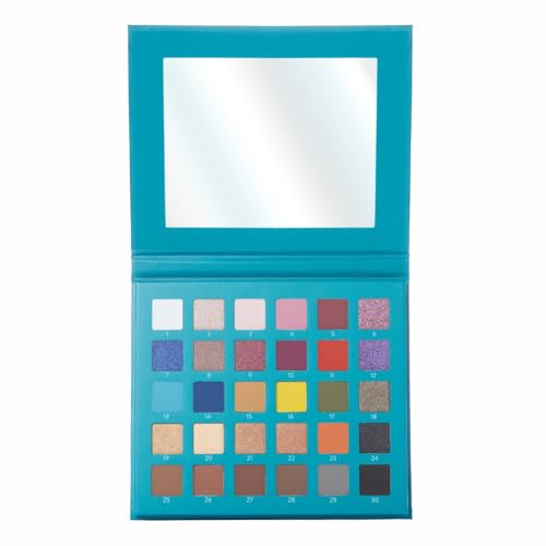 Catharine Hill - Paleta de Sombras 30 Cores | Alta Pigmentação, Longa Duração, Textura Macia, Tons Opacos, Cintilantes e Multiefeitos – Versátil e Completa para Criar Looks Incríveis