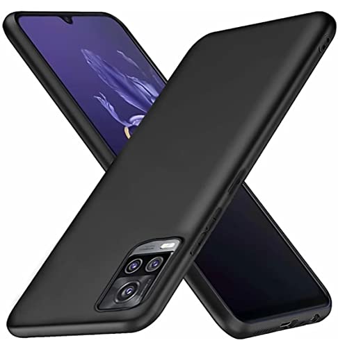 Image of Mobile Back Cover Case for Vivo V20 Pro (Silicone Case|CameraProtection|Black SC1510)