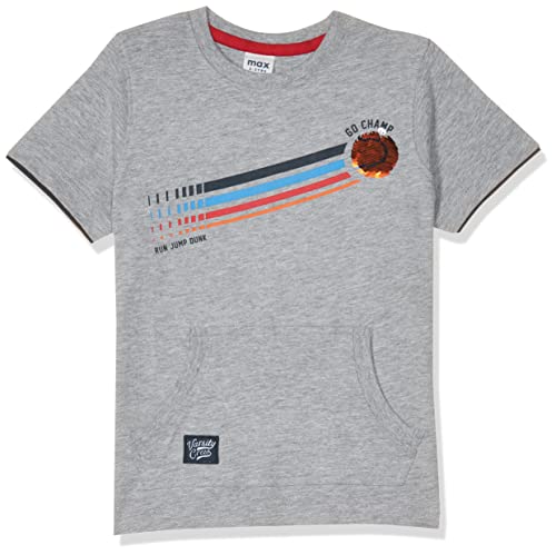Image of Max Boy Printed Crew Neck Regular Fit T-Shirt