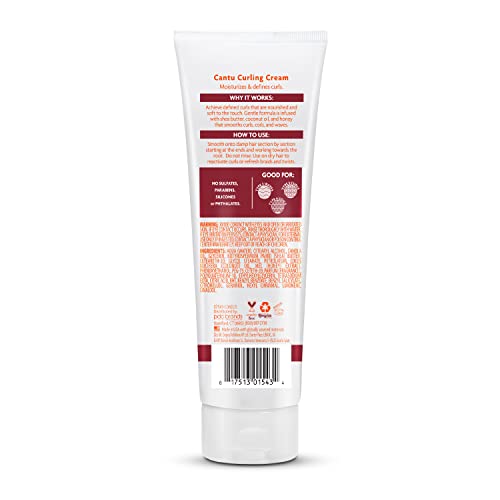Cantu Care For Kids Paraben & Sulfate-Free Curling Cream With Shea Butter, 8 Oz (Pack Of 3) (Packaging May Vary) #TOP1