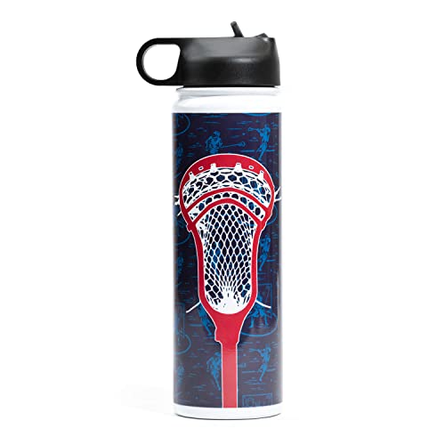 ChalkTalkSPORTS Lacrosse Insulated Water Bottle Lacrosse Stick