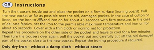 Kleiber 1 Paar Hosentaschen, schwarz