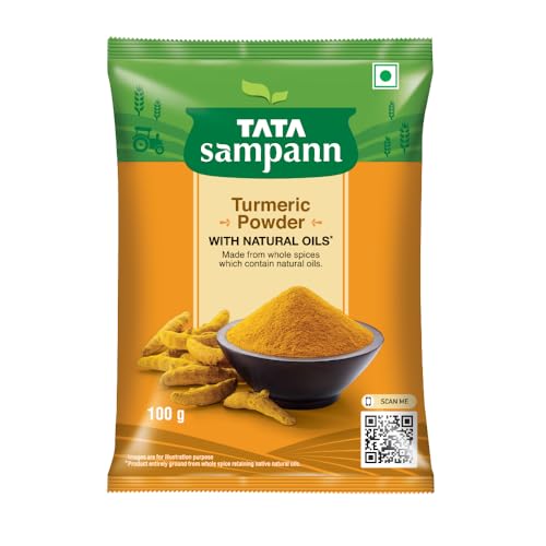 Tata Sampann Turmeric Powder With Natural Oils, 100g, Haldi Powder