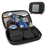 USA Gear Hard Shell Toiletry Travel Bag Organizer Kit with Customizable Storage Pockets - Perfect...