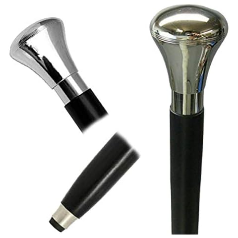 Nautical Brass Handle Folding Walking Stick Cover