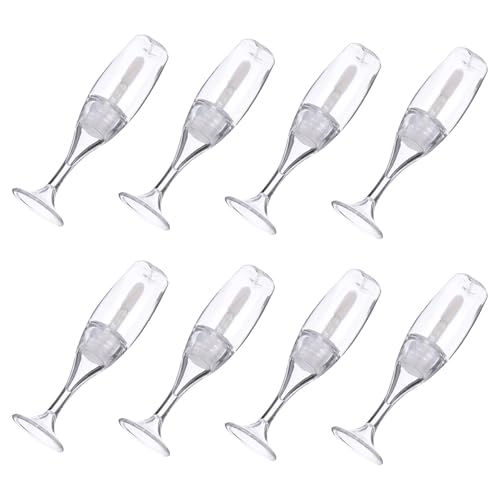 CLISPEED 8ml�󃊃b�v�O���X�`���[�u 8�Z�b�g �v�������b�v�J���[�e�� �l�ߑւ��\�ȃT���v���{�g�� ���eDIY����уv���������ϕi���[