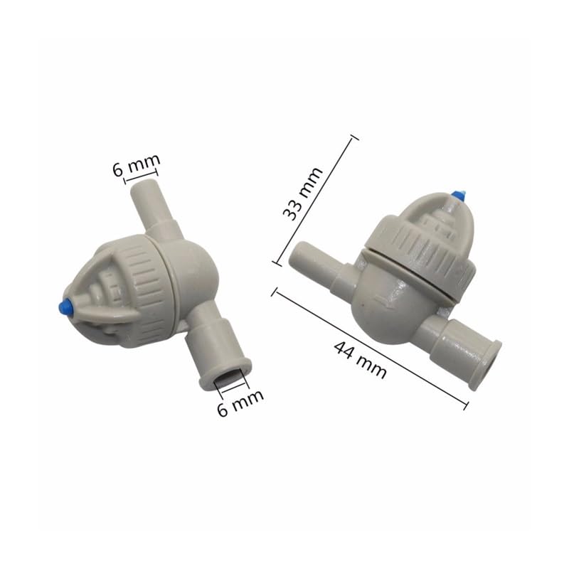 100 Uds válvula de prevención de fugas accesorios de boquilla de Micro riego conector de manguera de riego por goteo de invernadero agrícola