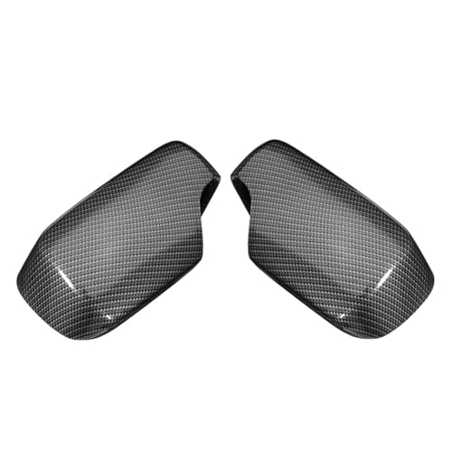 Ԃ̃obN~[nEWO For E46 1998-2005 1 Pair Rearview Mirror Covers Caps Replacement Rearview Mirror Cover Housing Case