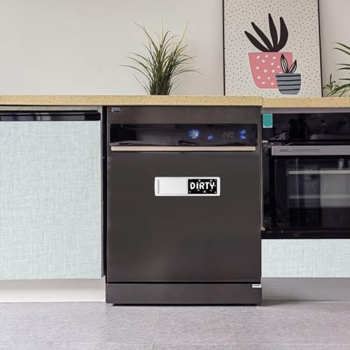 Ímã para lava-louças, sinal limpo e sujo, ímã forte e limpo para máquina de lavar louça, texto grand