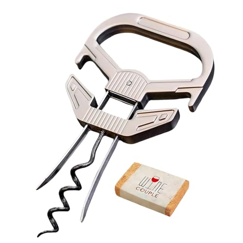Abrevino de dos dientes,Sacacorchos Manual - Dos Dientes Estilo Vintage Abrevino - Para Camareros Camareros Coleccionistas Comedor Hotel Navidad