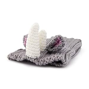 Zoo-Snoods-Rhino-Costume-for-Dogs-and-Cats-Large-Warm-No-Flap-Ear-Wrap-Hood-for-Pets-Dog-Outfit-with-Horn-for-Winters-Halloween-Christmas-New-Year-Soft-Yarn-Ear-Covers-Grey - Cucciolini Doodles   Zoo-Snoods-Rhino-Costume-for-Dogs-and-Cats-Large-Warm-No-Flap-Ear-Wrap-Hood-for-Pets-Dog-Outfit-with-Horn-for-Winters-Halloween-Christmas-New-Year-Soft-Yarn-Ear-Covers-Grey