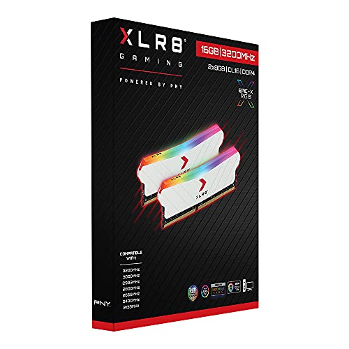 Kit di Memorie RAM DDR4 3200MHz XLR8 Gaming EPIC-X RGB™ da 16GB (2x8GB) - Bianco - RAM - Immagine 8