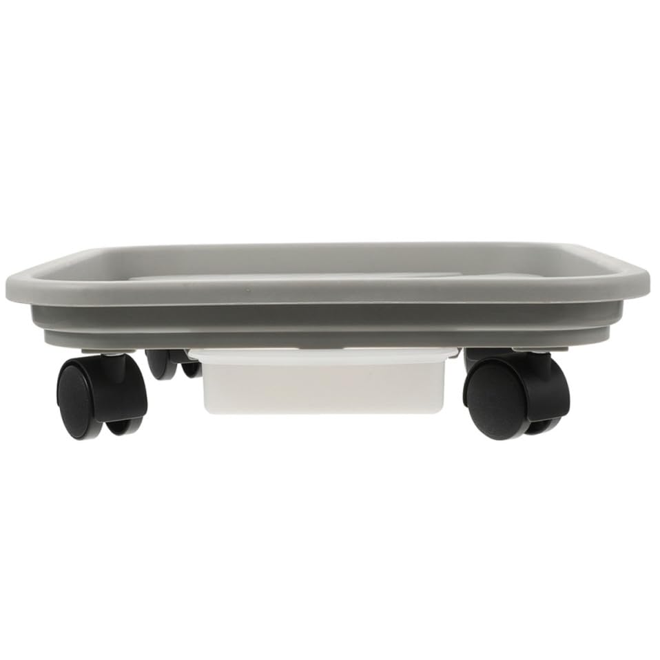 Plateau pour plantes en pot mobile charge 60kg en acier inoxydable
