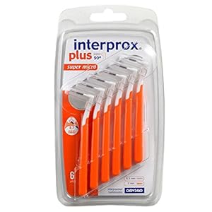 6x Interprox plus interdentale borstels oranje super micro 6-pack (6x 6-pack)