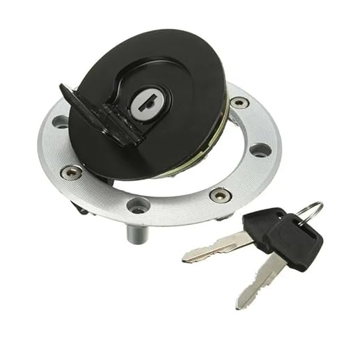 DFSJKS Gas Fuel Tank Cap Motorcycle Lockset for Su&zuki GSXR1300 SV650 GSXR 600 750 1000 SV1000 K4 K5 K6 K7 Fuel Gas Tank Cap Cover Lock Petrol Locking Fuel Cap
