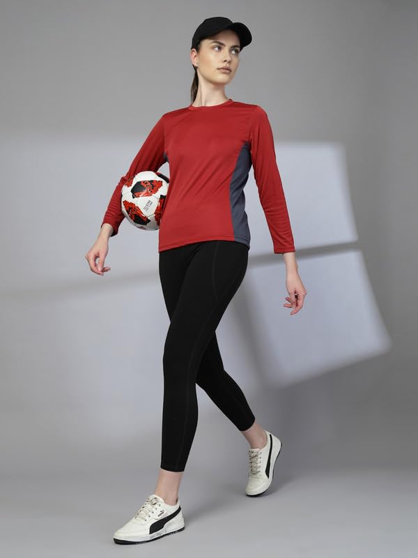 Image of CHKOKKO Tshirt for Woman Regular Fit Gym Workout Lightweight T Shirt for Women Breathable Round Crew Neck T Shirts for Sports Like Training, Running