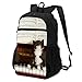 Produktbild JOCHUAN Compact Hiking Bag A Cute Cat Playing The Piano Travel Daypack Packable Foldable Backpack for Men Lightweight Waterproof for Men & Womentravel Camping Outdoor