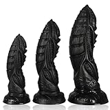 Kuaecr Giant Monster Fantasy dildo Großer Weicher Analplug mit Starkem Saugnapf Groß Dildo Anal Dehner Dicker Penisplug Prostata G-Punkt Stimulation Sexspielzeug für Frauen Männer und Paare (S)