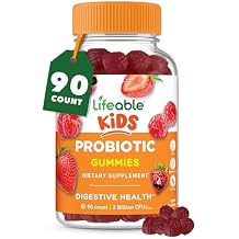Kids Probiotics Gummies | 2 Billion CFU | Great Tasting Kids Probiotic Gummies | for Gut Health, Digestive Support, and Immune Support | 90 Probiotic Gummies for Kids and Toddlers | Lifeable