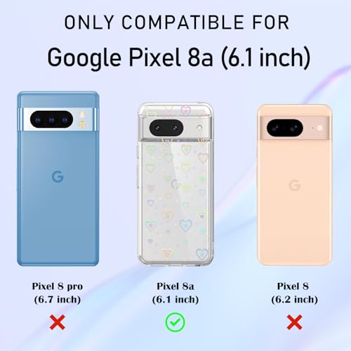 Coque transparente Google Pixel 8A résolvant le problème des rayures CameCosy - 7