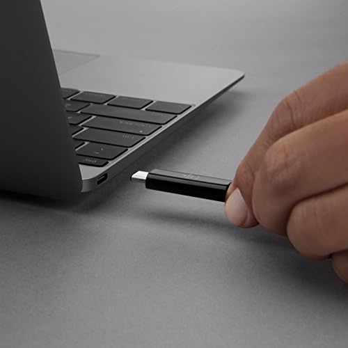 Belkin 1 m 3.1 USB-C Male to USB-C Male Cable (10 Gbps, 4k, 100 W/5 A PD, USB-IF Certified, Compatible with MacBook, MacBook Pro) - Black