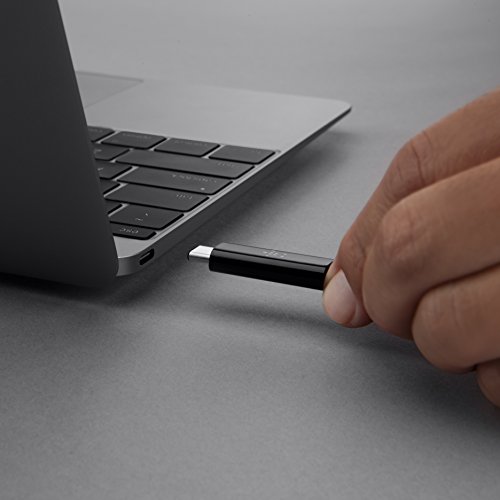 Belkin Thunderbolt 3 USB C to USB C 3.3ft/1M Long Data Transfer Power Cable with 20 Gbps Data Transfer Speed & Up To 10 Gbps for USB3.1 Devices - Supporting Thunderbolt, 4K & Ultra HD Display (Black) by Belkin - Image 3