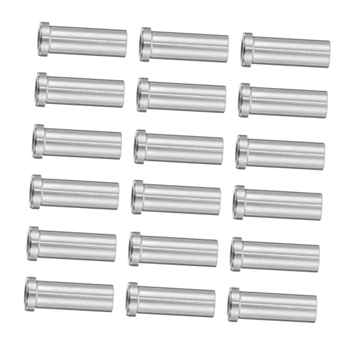 HOLIDYOYO Stainless Steel Wire Rope Protector DIY Wire Rope Sleeve for Cable Railing Weatherproof and Sturdy Deck Accessory