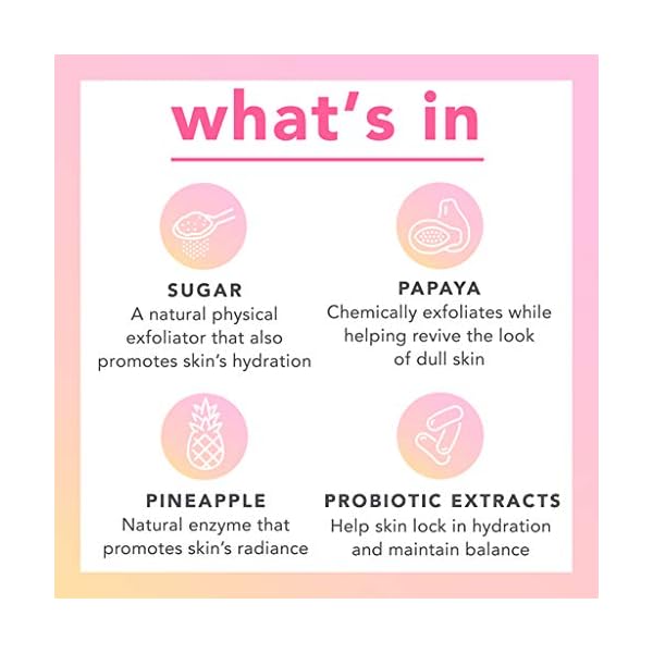 TULA-Skin-Care-So-Polished-Exfoliating-Sugar-Scrub-Face-Scrub-Gently-Exfoliates-with-Sugar-Papaya-and-Probiotic-Extracts-for-a-Softer-and-Radiant-Looking-Complexion-29-oz TULA Skin Care So Polished Exfoliating Sugar Scrub - Face Scrub, Gently Exfoliates with Sugar, Papaya, and Probiotic Extracts for a Softer and Radiant-Looking Complexion, 2.9 oz.