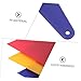 BUTIFULSIC 6Pcs Triangle Car Vinyl Squeegee Tool Flexible Auto Film Scraper for Window Tinting Smooth Edge Vehicle Wrap Application Safe Non Scratch Design for Glass Surfaces