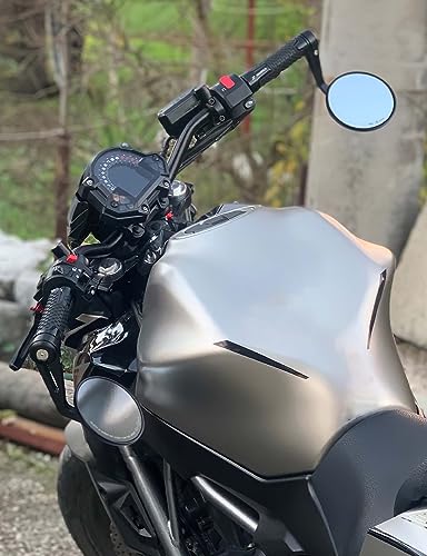 KEMIMOTO Billet Aluminum Bar End Mirrors