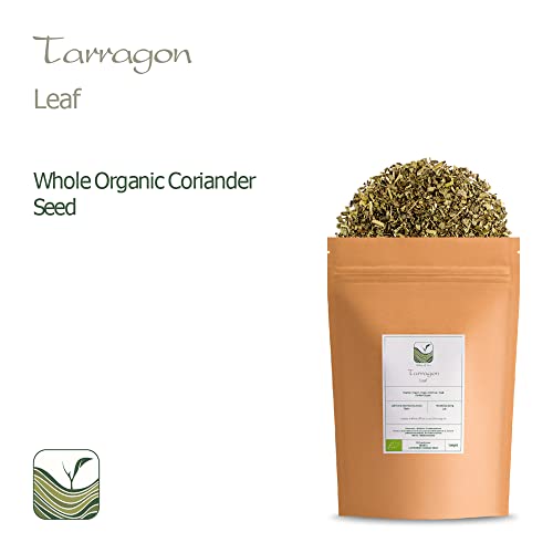 Tarragon Leaf Organic Culinary Herb - Dried Taragon Spice - Tarragon Spice Teragon Spice Terragon Spice Taragon Herb Tarragon Organic Dried Tarragon Leaves Organic Tarragon Dried 100G #TOP5