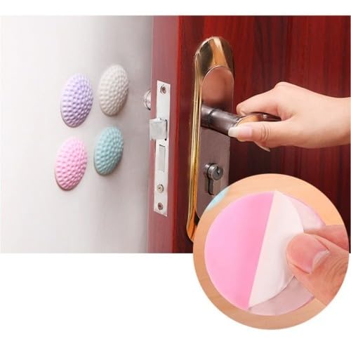 Silikon Kapı Duvar Koruyucu Tampon, Çok Amaçlı, 4'lü Paket