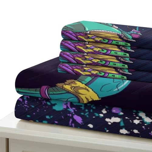 Housse de couette 3D dinosaure en microfibre supérieure durable et douce pour lit King - 6