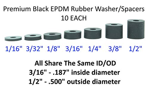 Quick Clip Pro Black Chicago Screw & Post Assortment Kit + Spacers/Washers For Kydex Gun Holsters + Knife Sheaths Made In Usa 170Pc (Standard Head Phillips 170Pc) #TOP2