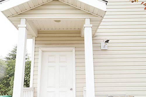 No-Hole Needed Wood Plank Vinyl Siding Hanger for Mounting Security Camera, Artwork, Trellis, Picture, Shelf, Mailbox, Wreath, Solar Powered Lights on Vinyl Siding