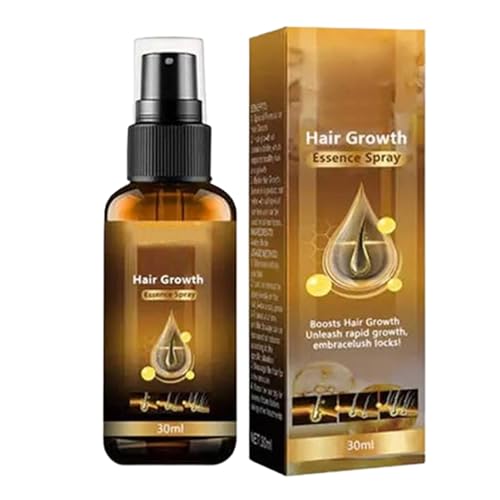 Sero Crecimiento Cabello de Biotina, 30ML Aerosol de Aceite Crecimiento del Cabello Biotina, Spray Espesor Cabello de Biotina Natural con Aceite Romero, Suero para Tratamiento Caída del Cabello