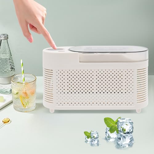 Fabricadora de hielo portátil mini de encimera, capacidad 8 cubos miniatura 6