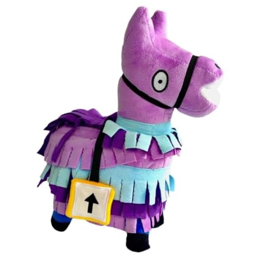 wiztex Alpaka Kuscheltier, Fort-Nite Plüschtier für Spielefans - Lama Kuscheltier Geschenk für Kinder - XL 42 cm Alpaka Stofftier Lama