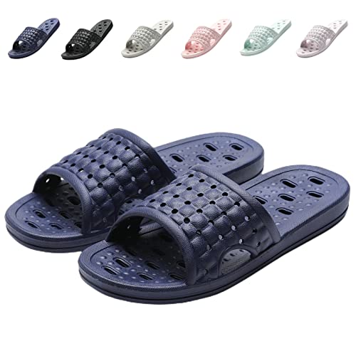 COZYAREA Shower Shoes Quick Dry Non-Slip Bathroom Slippers for Men