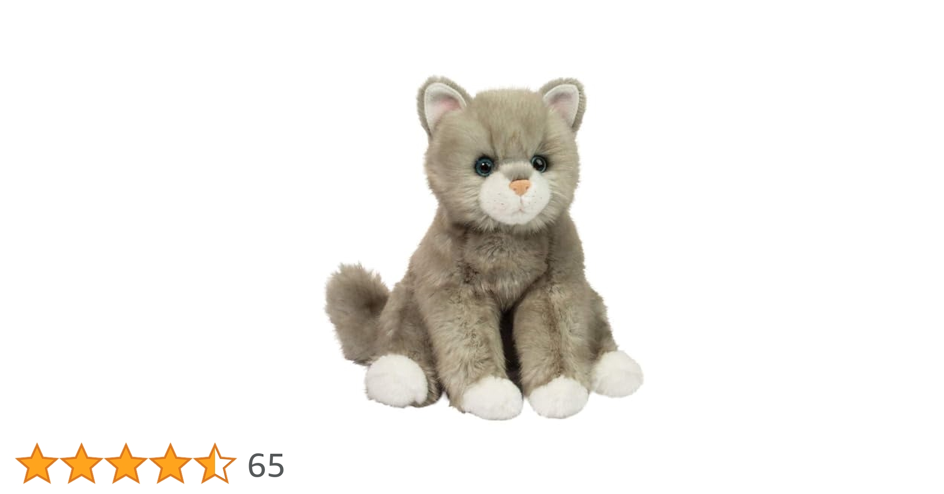 Amazon.co.jp: Douglas Rita ぬいぐるみ グレー 猫 ぬいぐるみ